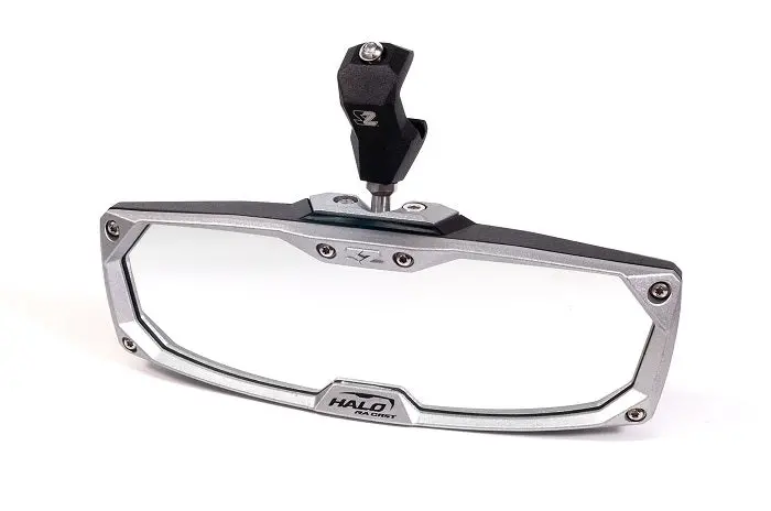 Halo-Ra Cast Rear View Mirror W/Cast Aluminum Bezel Pro-Fit - 56-18026 1