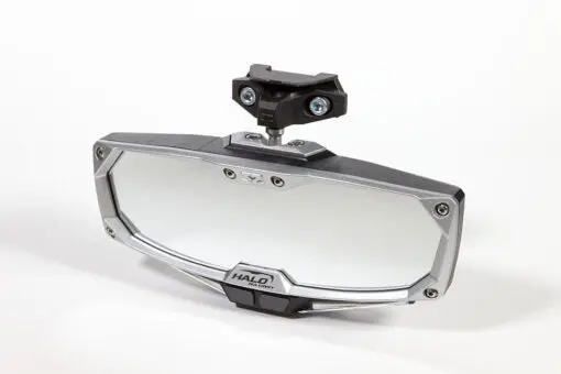Halo-Ra Led Rear View Mirror W/Cast Aluminum Bezel Rzr Pro Xp - 56-18001 1