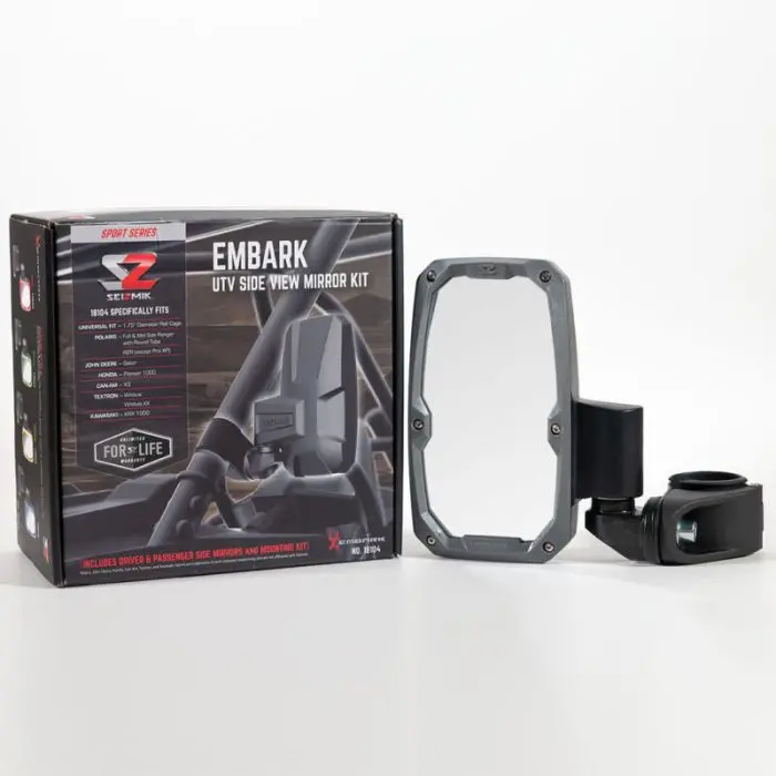 Embark Sideview Mirror W/Abs Body & Bezel - 2" & 1.875" - 56-18105 1