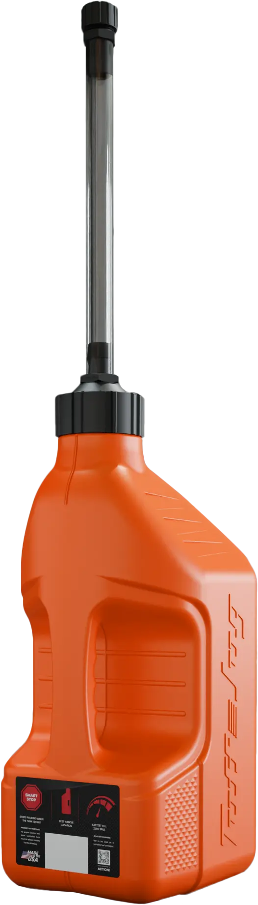 Utility Container Orange W/ Autostop Spout 2.5 Gal - 28-1373 1