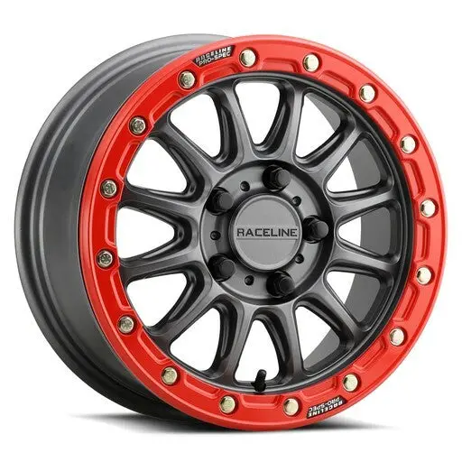 Alpha Bdlk 15X10 5/4.5 (+25Mm) Gunmetal/Red - 570-2075 1