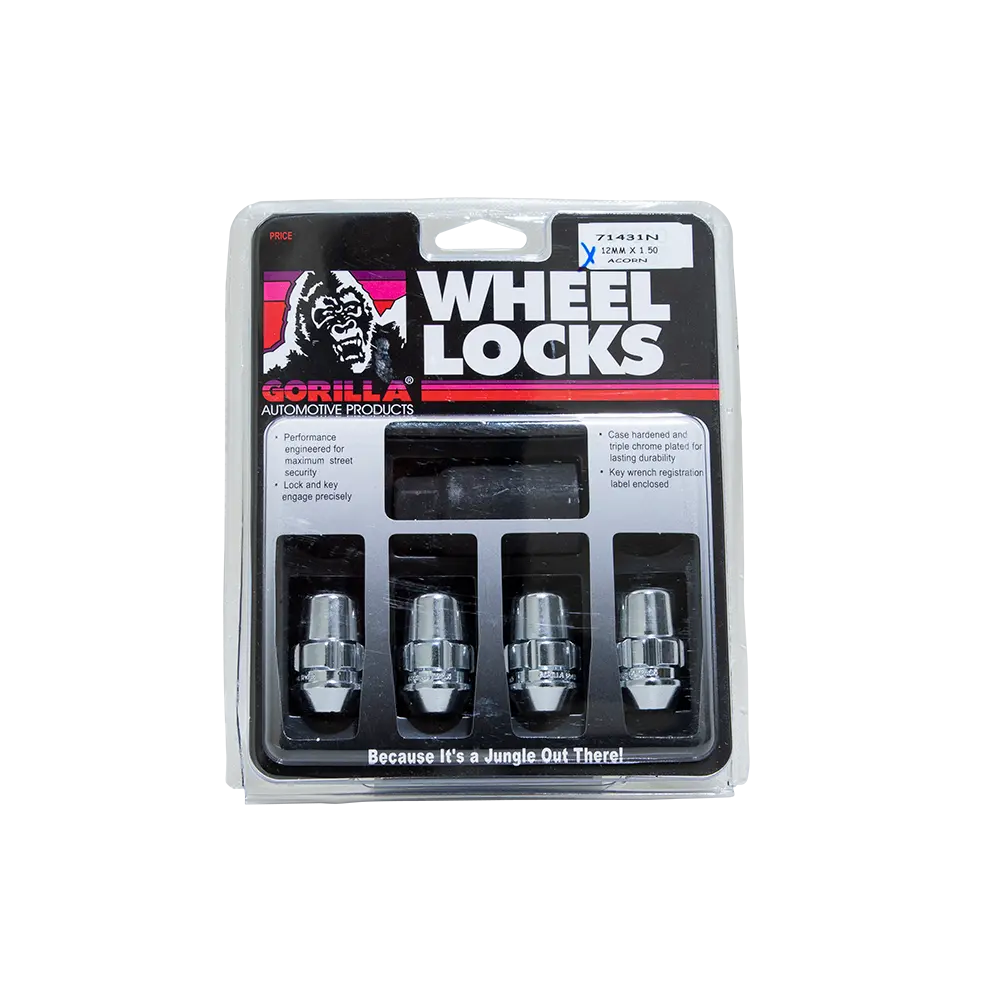 Gor Lock Acorn 12-1.50 Chr 3/4" Hex Clm - 71431N 1