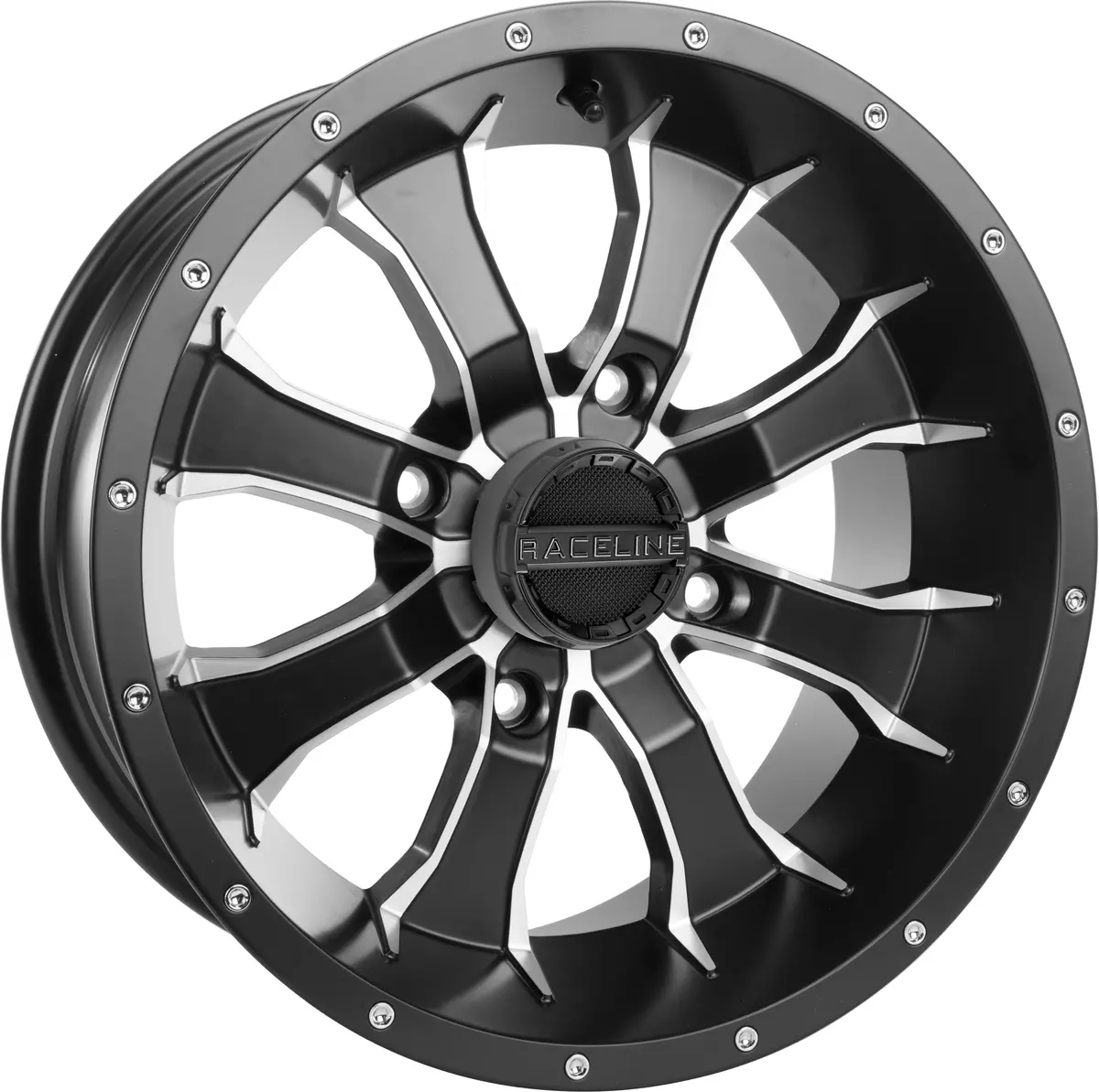 Mamba Wheel 15X7 4/156 4+3 (+5Mm) Blk/Machined - 570-1563 1