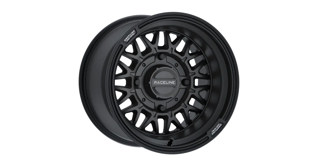 Raceline Omega 15X10 4/156 5+5 (0Mm) Satin Black - 570-2081 1