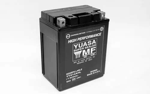 Yuasa Ytx14ahl-Bs H-Performance Mf Battery - Yuam62h4l 1