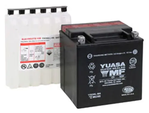 Yuasa Yix30l-Bs H-Performance Mf Battery - Yuam6230x 1