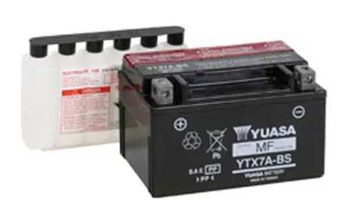 Yuasa Ytx7a-Bs Maintenance Free 12 Volt Battery - Yuam32x7a 1
