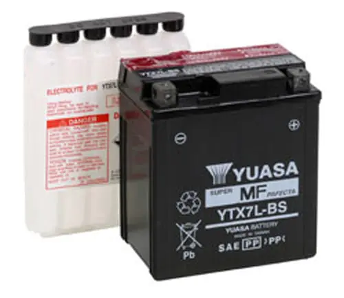 Yuasa Ytx7l-Bs Maintenance Free 12 Volt Battery - Yuam327bs 1