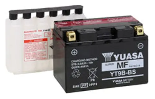 Yuasa Yt9b-Bs Maintenance Free 12 Volt Battery - Yuam629b4 1