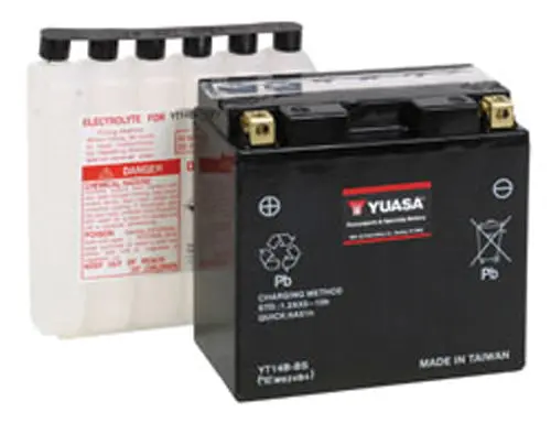 Yuasa Yt14b-Bs Maintenance Free 12 Volt Battery - Yuam624b4 1
