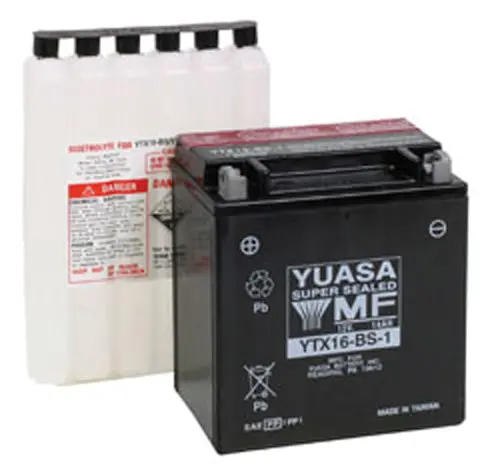 Yuasa Ytx16-Bs-1 Maintenance Free 12 Volt Battery - Yuam32x61 1