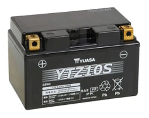 Yuasa Ytz10s Factory Activated Maintenance Free 12 Volt Batt - Yuam7210a 1