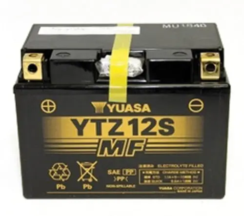 Yuasa Ytz12s Factory Activated Maintenance Free 12 Volt Batt - Yuam7212a 1