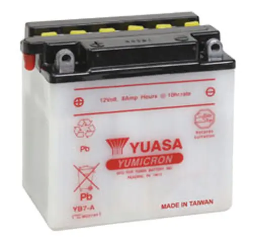 Yuasa Yb7-A Yumicron-12 Volt Battery - Yuam227ay 1