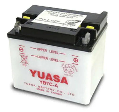 Yuasa Yb7c-A Yumicron-12 Volt Battery - Yuam227cy 1