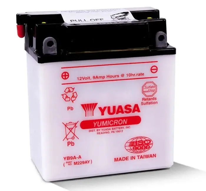 Yuasa Yb9a-A Yumicron-12 Volt Battery - Yuam229ay 1
