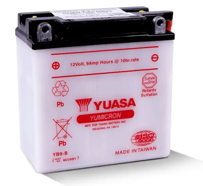 Yuasa Yb9b Yumicron-12 Volt Battery - Yuam229by 1