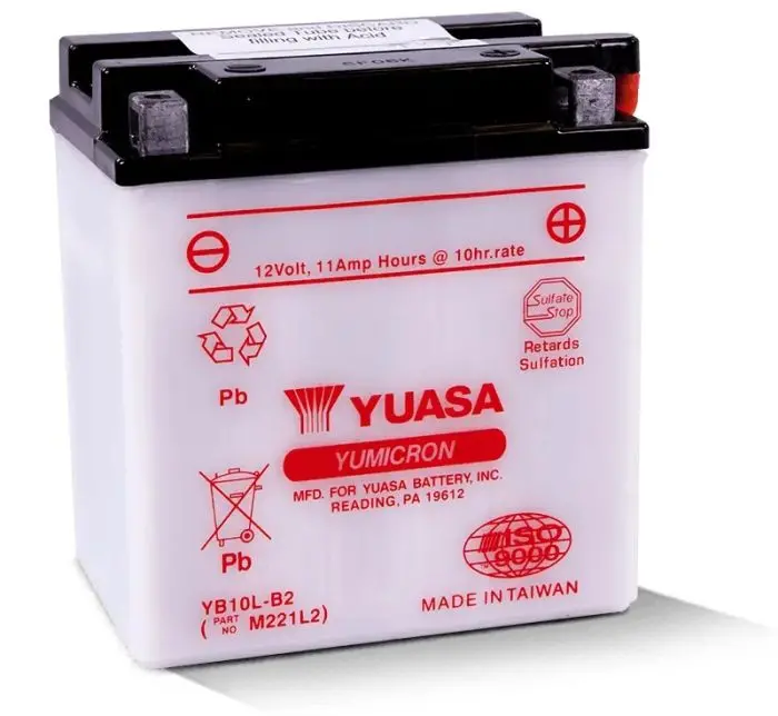 Yuasa Yb10l-B2 Yumicron-12 Volt Battery - Yuam221l2 1