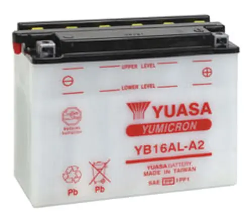 Yuasa Yb16al-A2 Yumicron-12 Volt Battery - Yuam22162 1