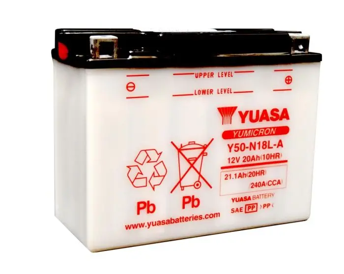 Yuasa Y50-N18l-A Yumicron-12 Volt Battery - Yuam2218ytwn 1