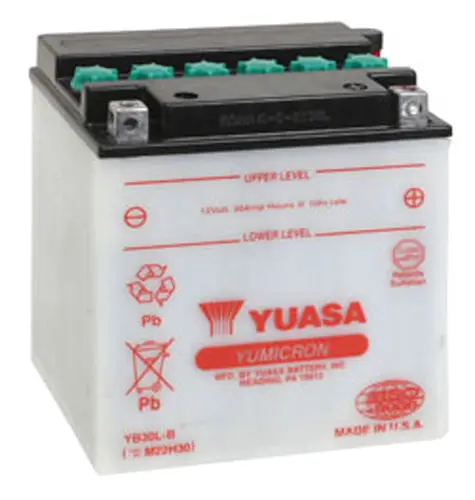Yuasa Yb30l-B Yumicron-12 Volt Battery - Yuam22h30twn 1