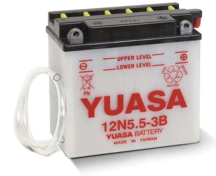 Yuasa 12N5.5-3B Conventional 12 Volt Battery - Yuam2255b 1