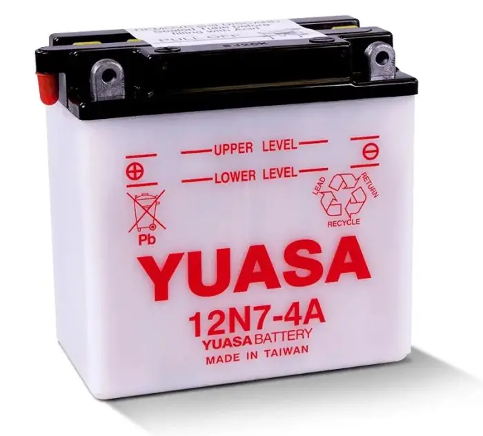 Yuasa 12N7-4A Conventional 12 Volt Battery - Yuam2274a 1