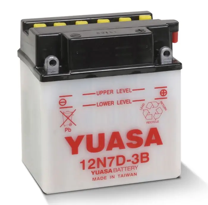 Yuasa 12N7d-3B Conventional 12 Volt Battery - Yuam227db 1