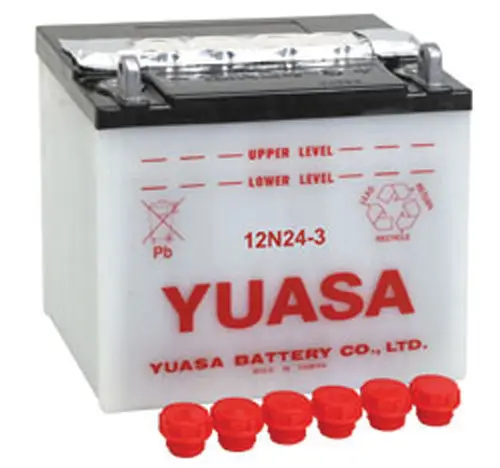 Yuasa 12N24-3 Conventional 12 Volt Battery - Yuam2224d 1