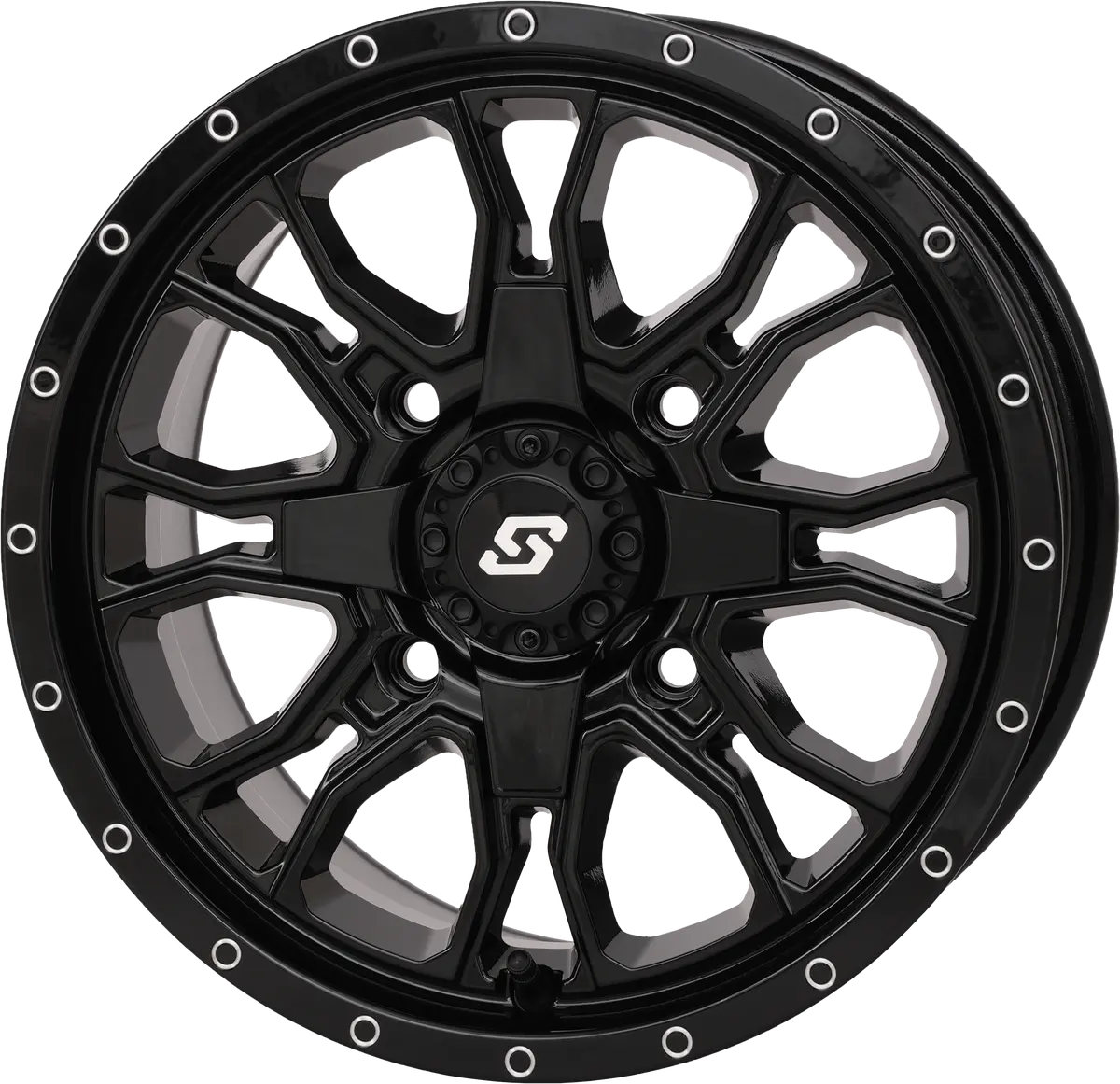 Fusion Dd Wheel  14X7 6+1 4/137 & 4/156 Gloss Black - 570-9128 1