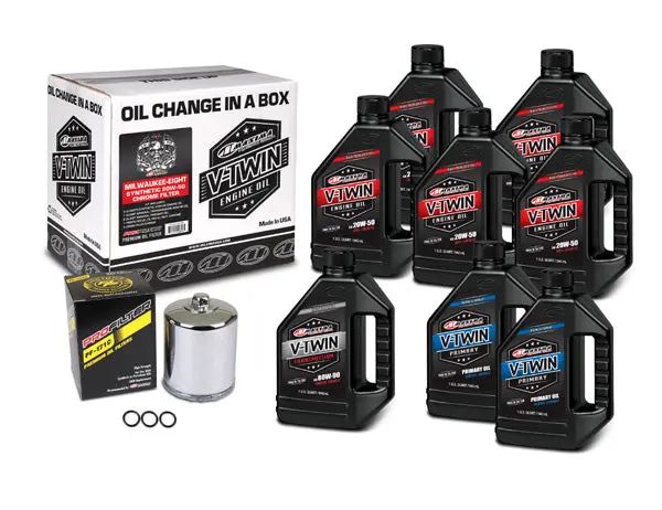 Milwaukee 8 V-Twin Oil Change Kit - Chrome - 90-129018Pc 1