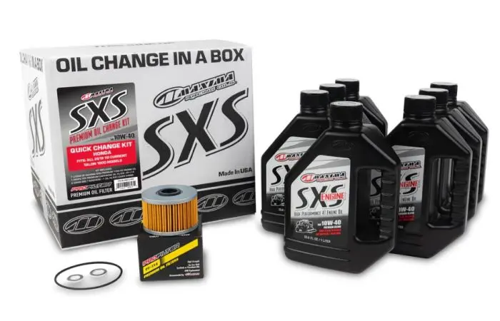 Maxima 10W-40 Premium Blend Sxs Oil Change Kit Honda Talon - 90-049013-Hon 1