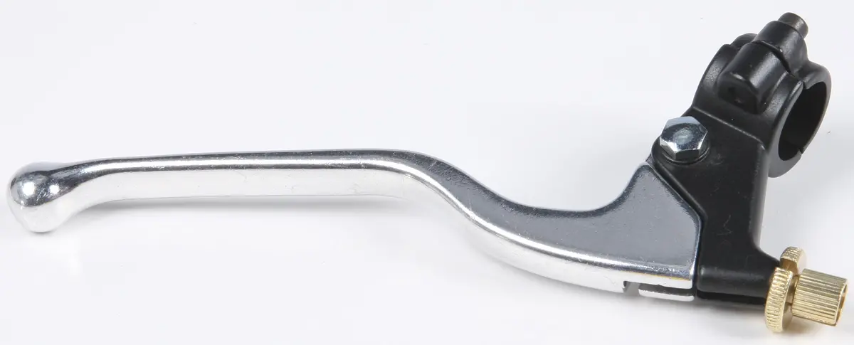Brake Lever Assembly W/Perch Silver W/Black Perch - 56-6333 1