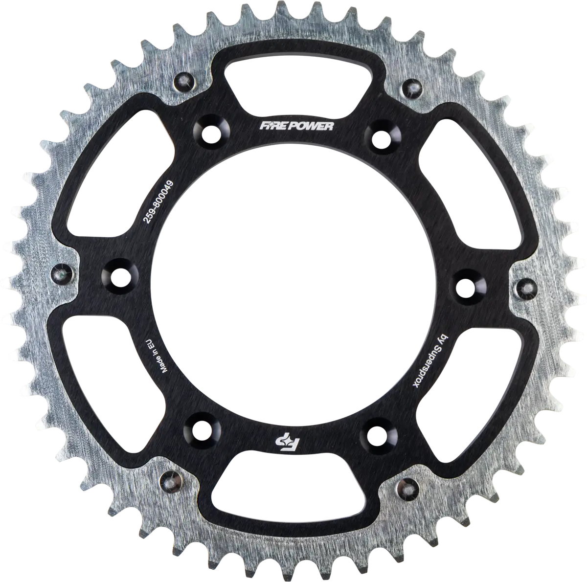 Rear Sprocket Hybrid 49T Blk/Sil - 259-800049 1