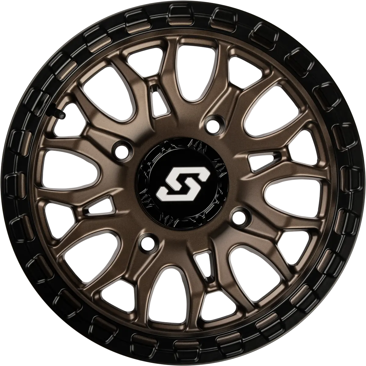 Ignition Wheel 15X7 4/156 +10Mm Bronze/Blk - 570-9159 1