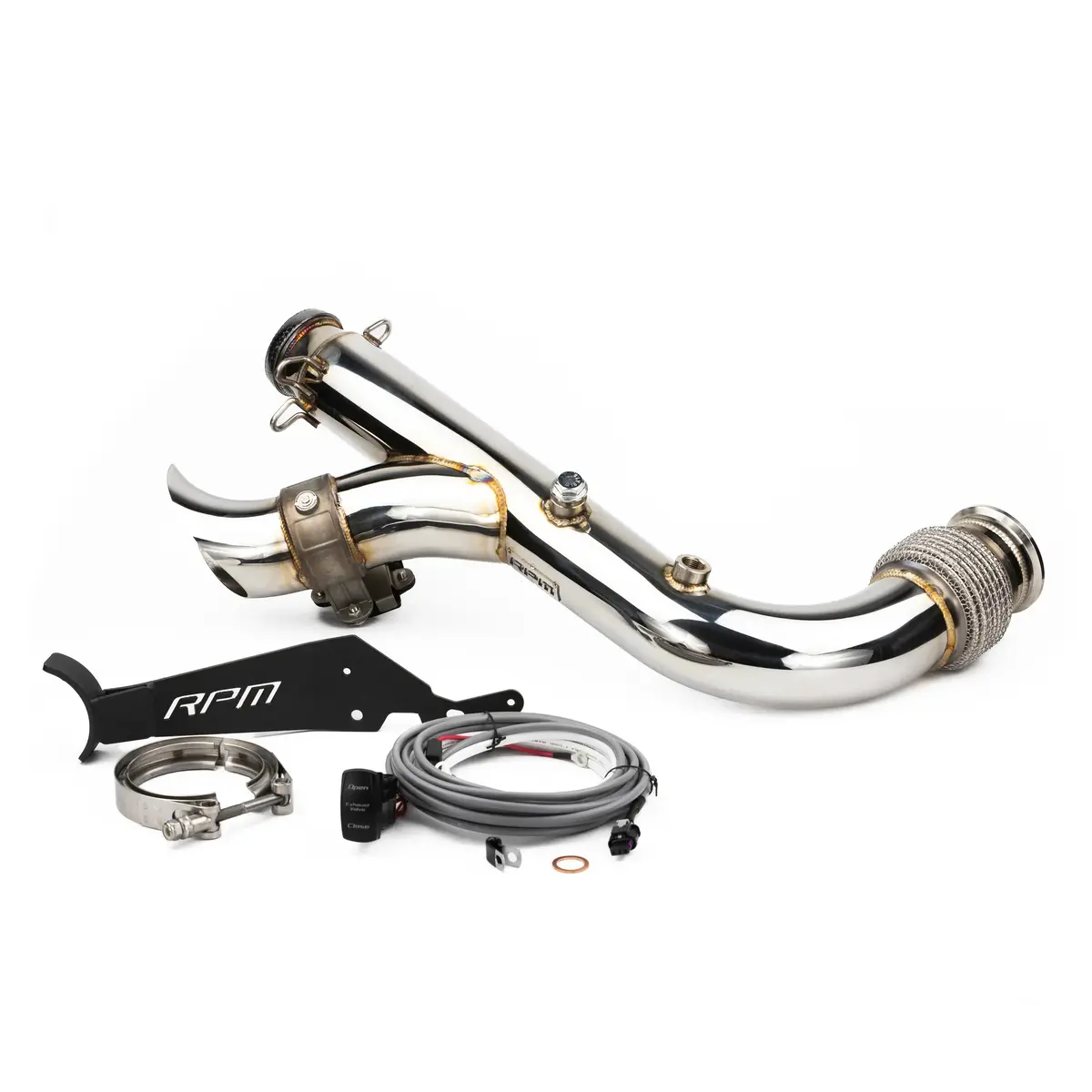 Rpm Can-Am X3 E-Valve 3" Electronic Dump Valve Exhaust / Mid Pipe 1