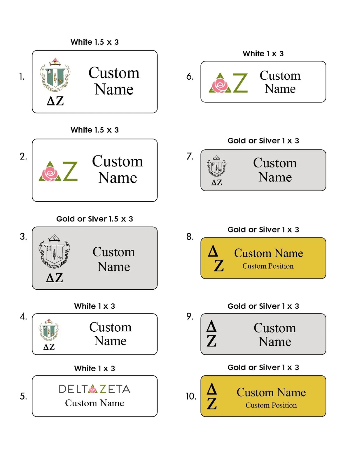 Recruitment Name Badges- Not Sold Out!- See Product Description For Details 1