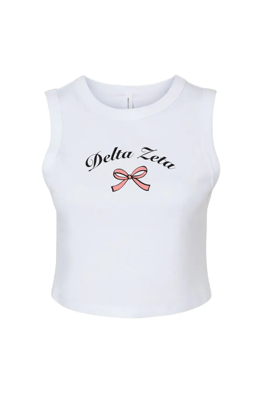 Pink Bow Crop Tank 1