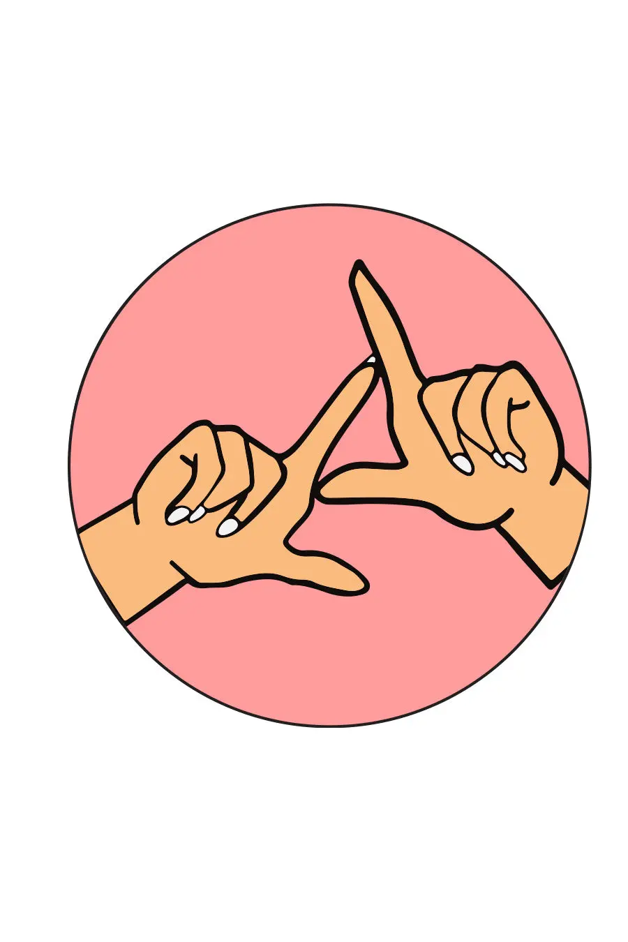 Hand Sign Button 1
