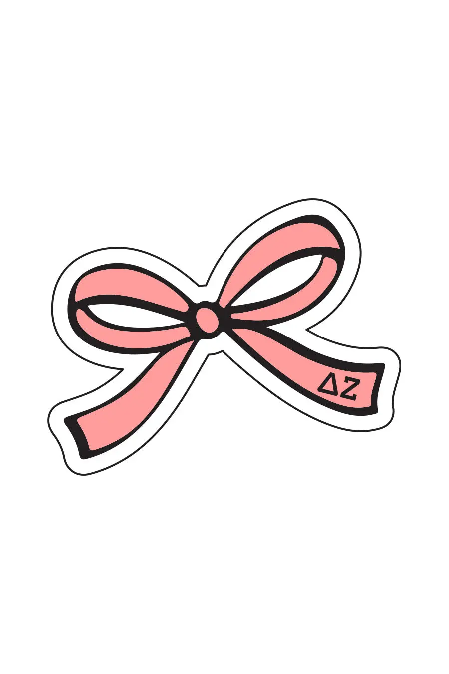 Pink Bow Sticker 1