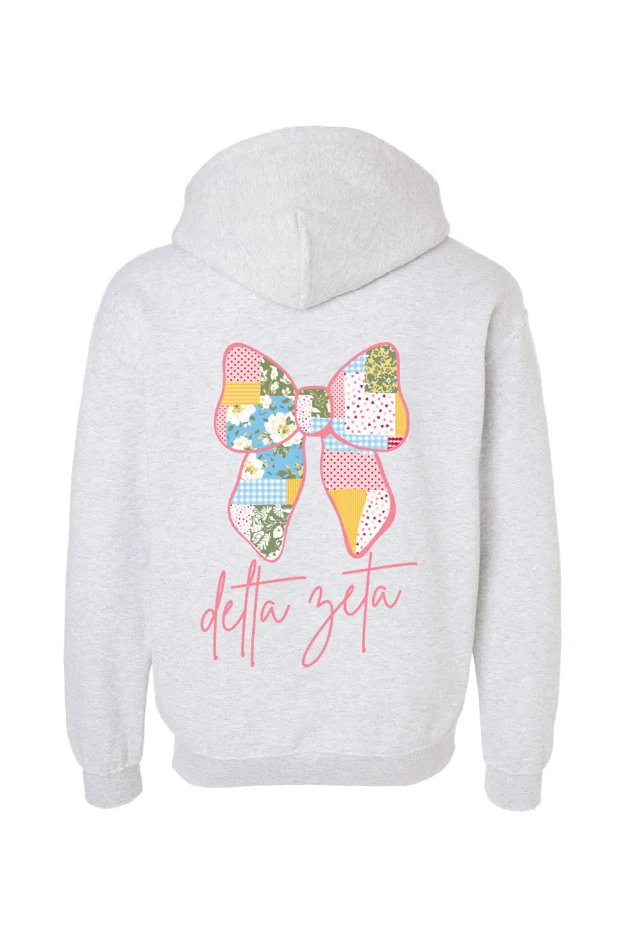 Patched Bow Hoodie 1