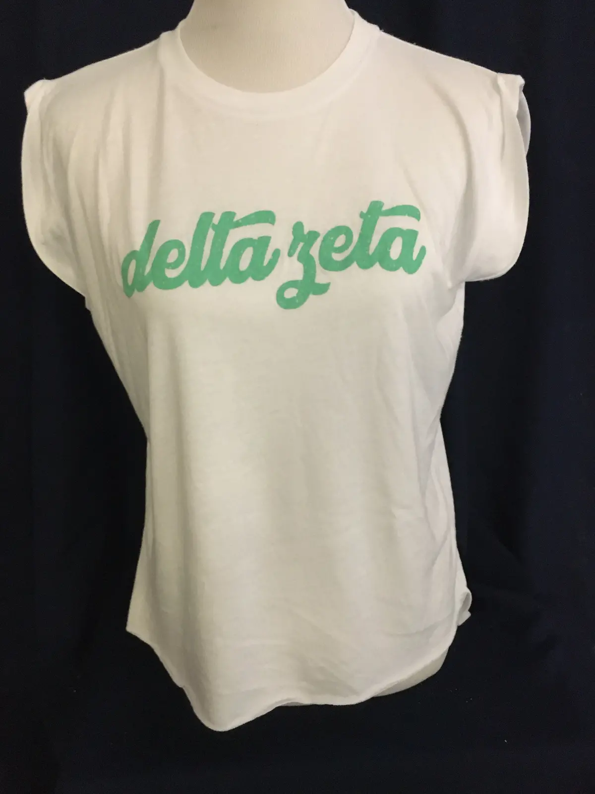 Green Script Muscle Tank 1