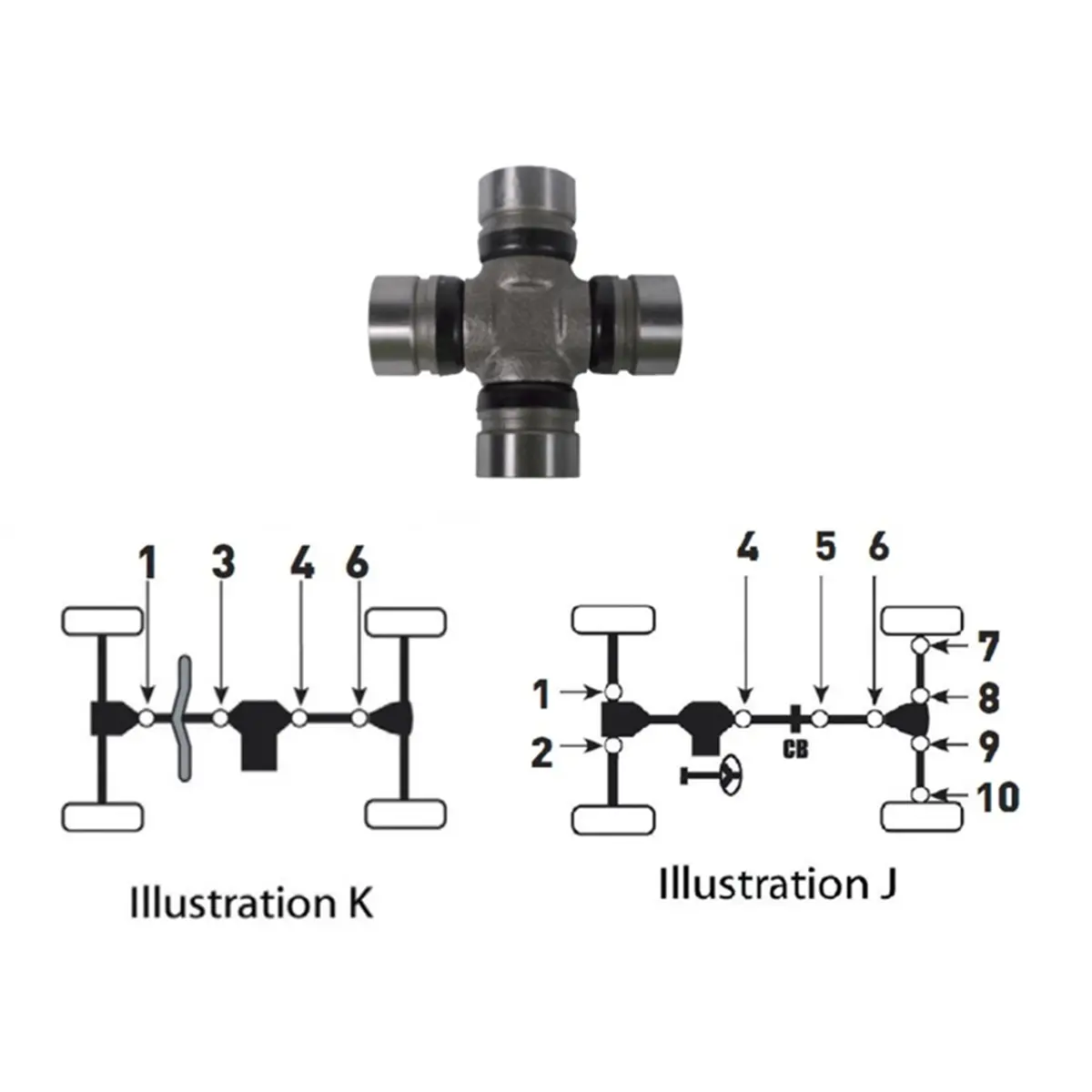 Bronco U Joint Kit - At-08539 1