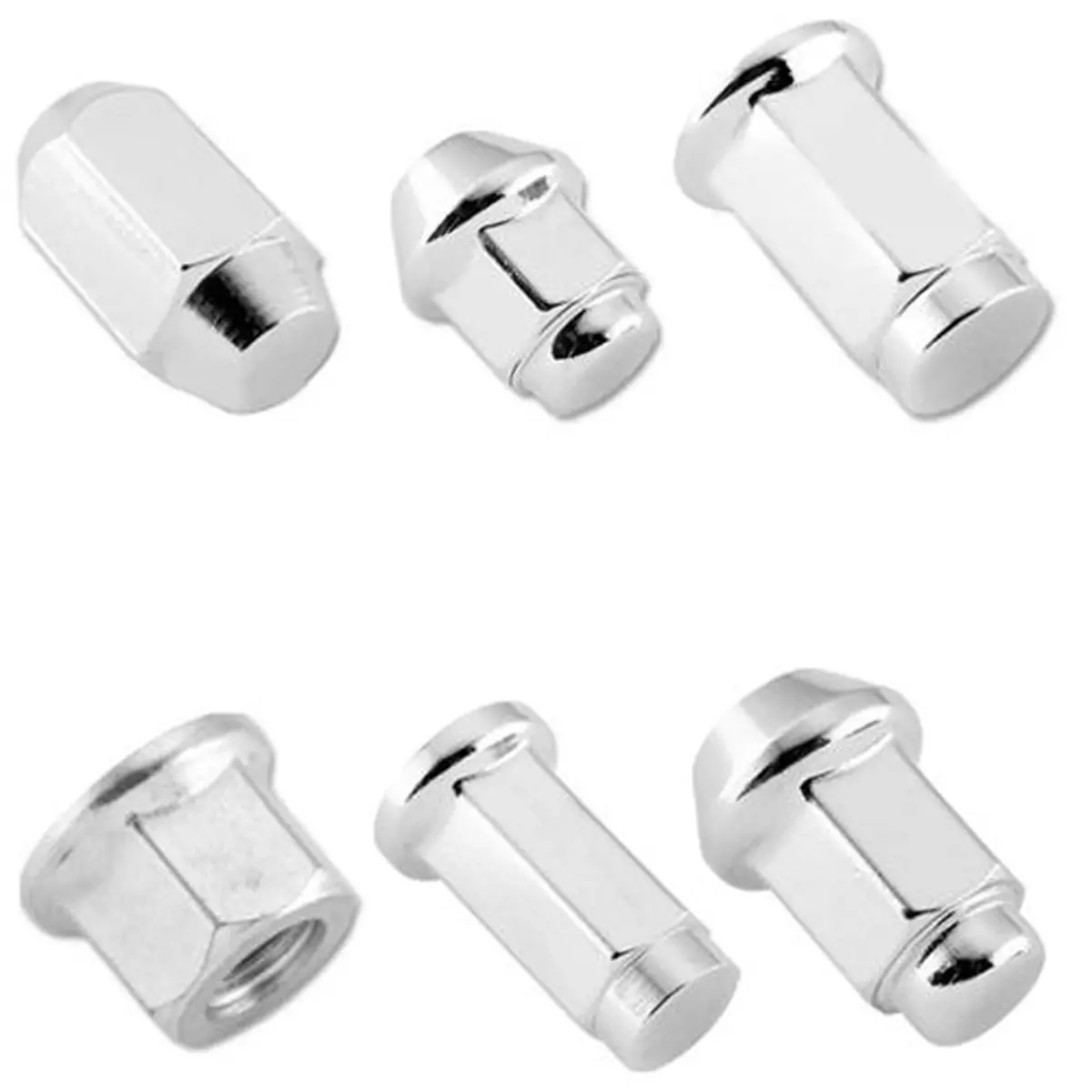 10Mm X 1.50 Tp Tapered Chrome Lug Nut - Box Of 16 - Alug17bx 1