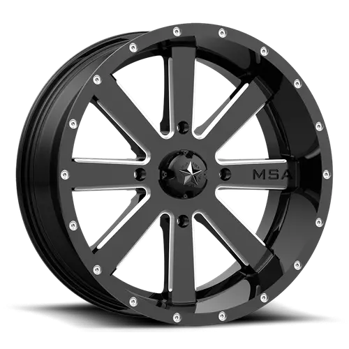 Flash Utv 24X7 4X156 G-Blk Mill 00Mm - M34-024756M 1