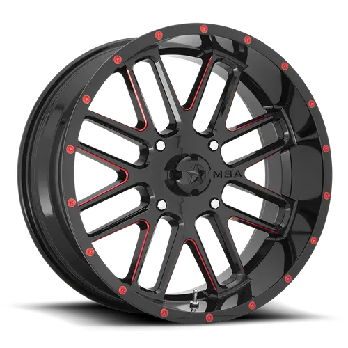 Bandit Utv 22X7 4X137 G-Blk Mill Rtcc 00 - M35-022737R 1