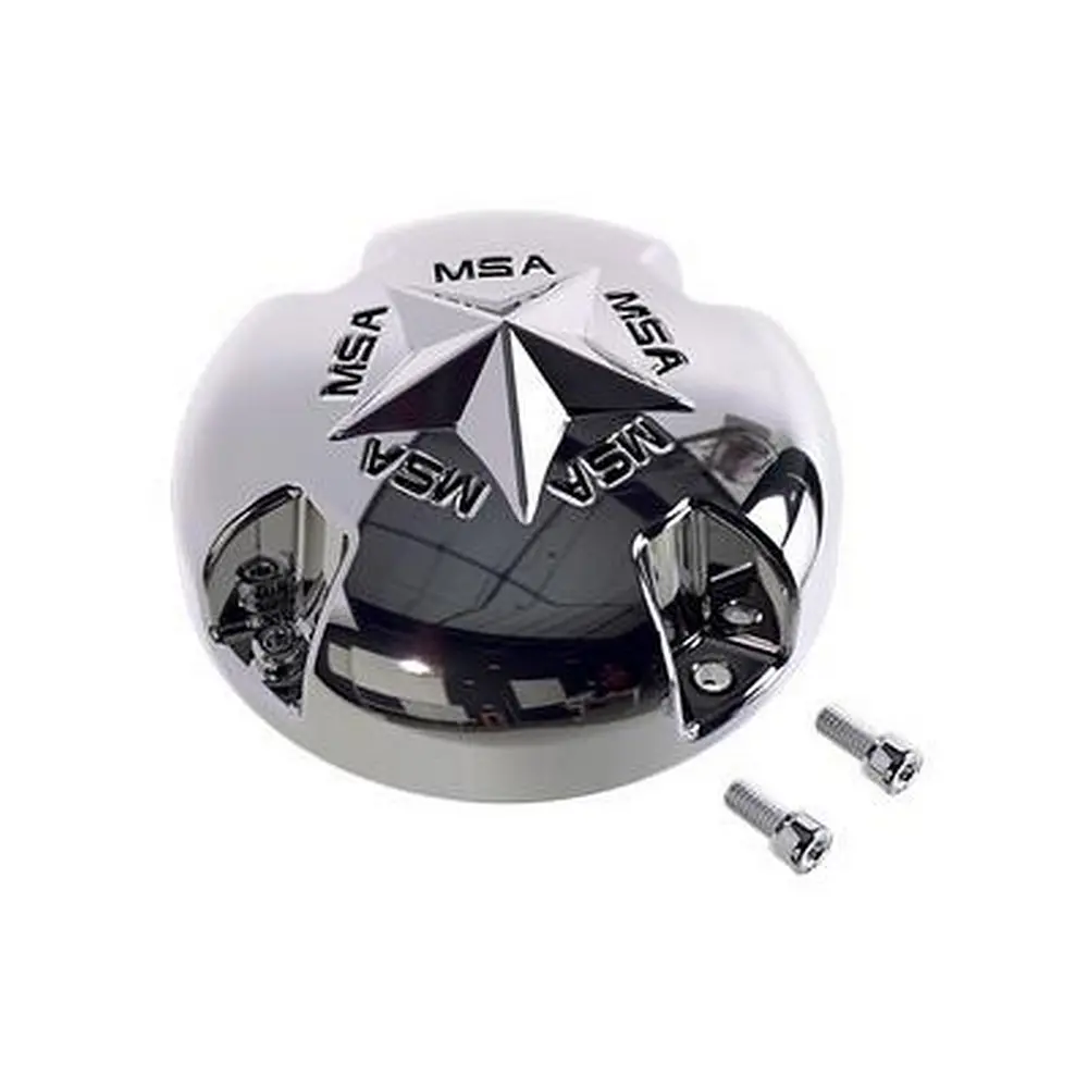 Msa Star Cap - Bolton Chr Star - Chrome - Msa-Cap-C 1