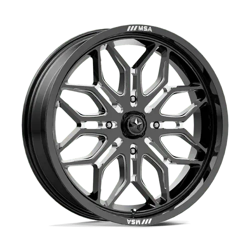 Sniper Utv 18X7 4X156 115 G-Blk-Mill +10 - Ma047be18704410 1