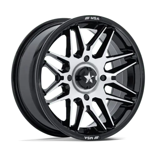 Radar Utv 14X7 4X156 115 -47 G-Blk-Mch - Ma052bd14704447n 1
