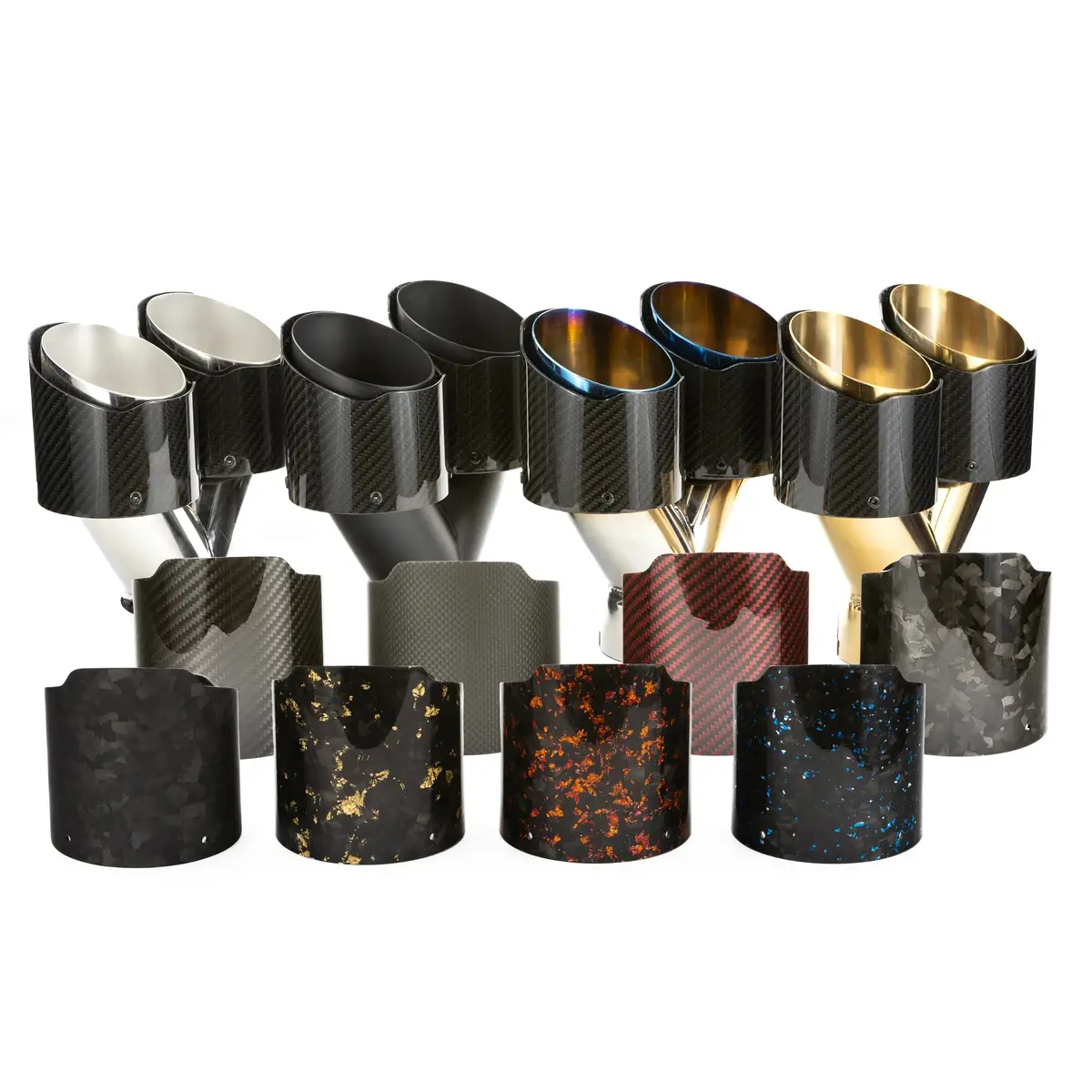 Rpm Maverick R Carbon / Colored Dual Exhaust Tips 1